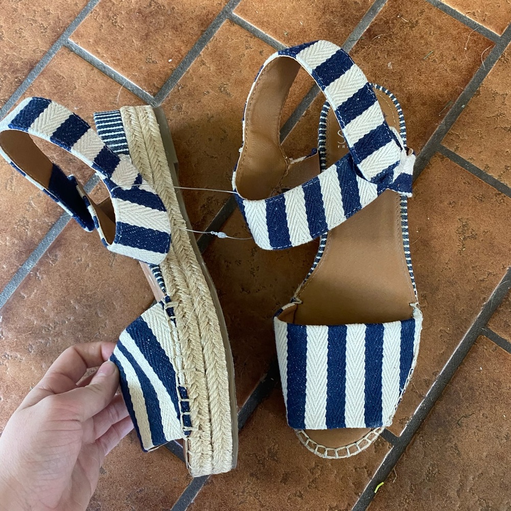 Franco Sarto Platform Strappy Sandal